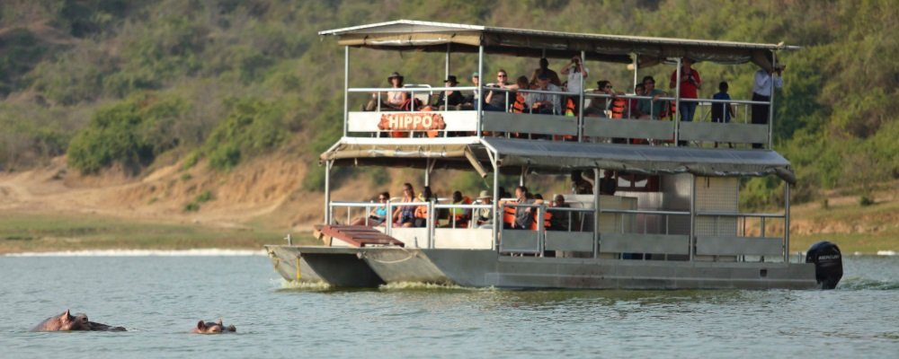 boat cruise in uganda