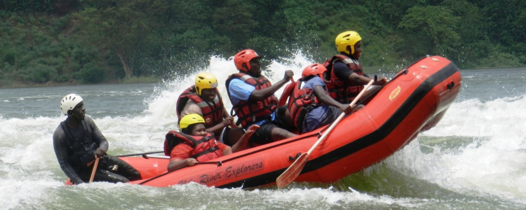 white water rafting on river nile